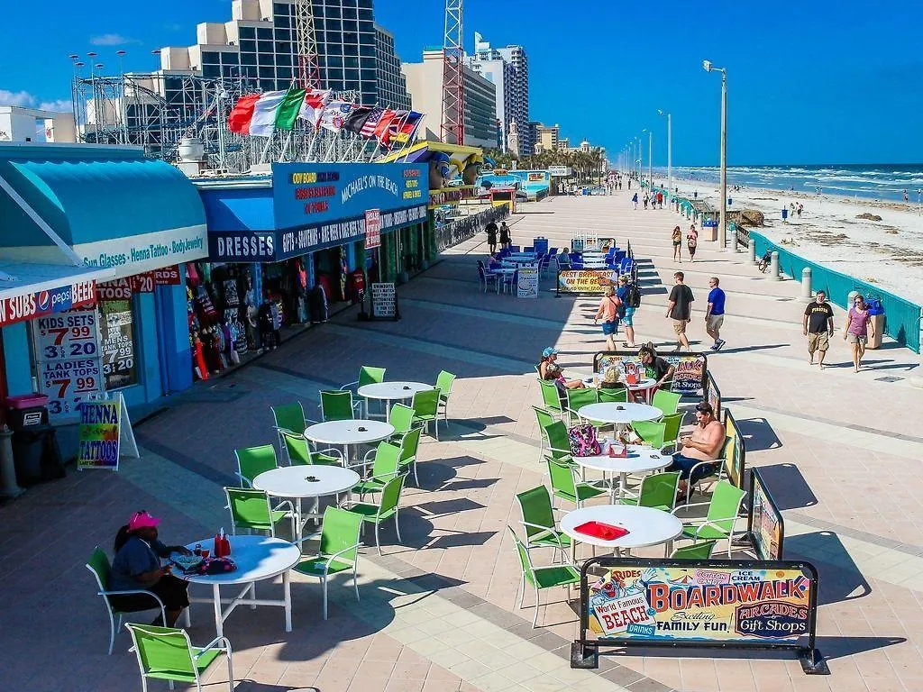 Penthouse Floor 1 Bedroom Resort Condo Direct Oceanfront Wyndham Ocean Walk - Daytona Funland 1908 Дейтона-Бич 0*,  США