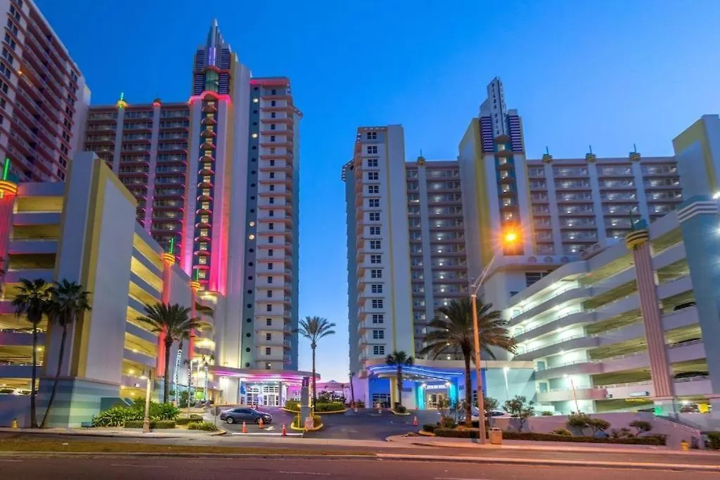 Penthouse Floor 1 Bedroom Resort Condo Direct Oceanfront Wyndham Ocean Walk - Daytona Funland 1908 Daytona Beach