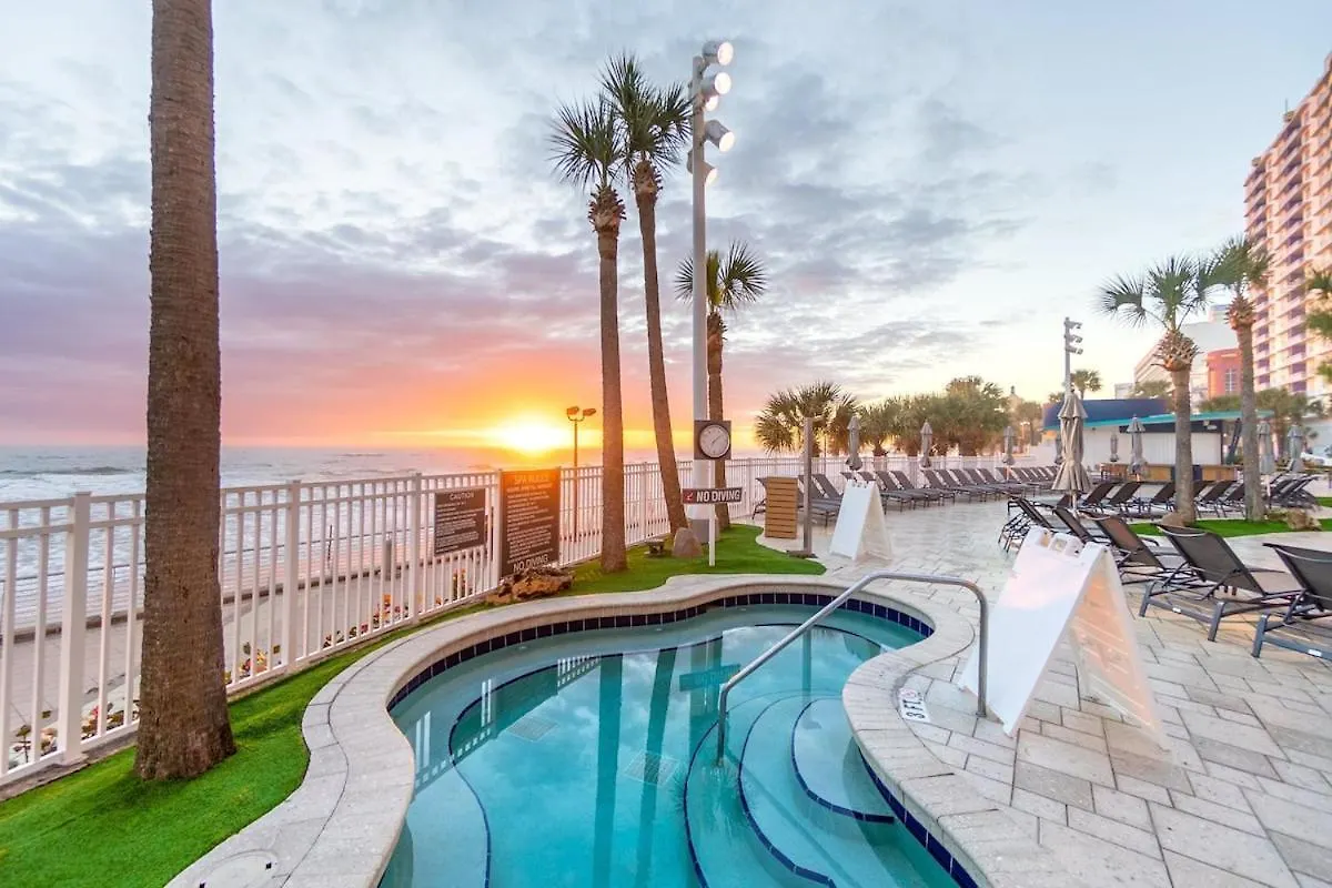 Penthouse Floor 1 Bedroom Resort Condo Direct Oceanfront Wyndham Ocean Walk - Daytona Funland 1908 Daytona Beach 0*,