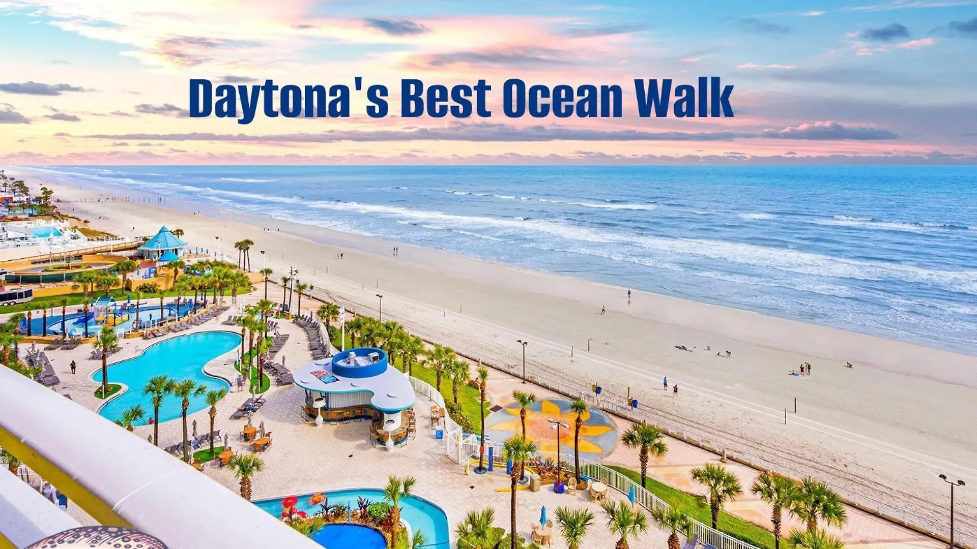 Apartment Penthouse Floor 1 Bedroom Resort Condo Direct Oceanfront Wyndham Ocean Walk - Daytona Funland 1908 Daytona Beach