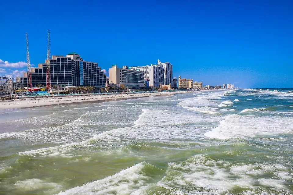 Penthouse Floor 1 Bedroom Resort Condo Direct Oceanfront Wyndham Ocean Walk - Daytona Funland 1908 Daytona Beach